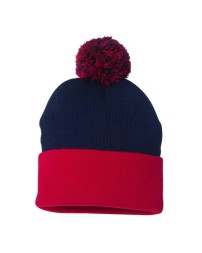 Sportsman 12 Pom-Pom Cuffed Beanie