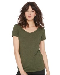 Next Level Womens Triblend Scoop Neck T-Shirt