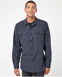 Burnside Solid Flannel Shirt
