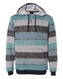 Burnside Printed Stripes Fleece Sweatshirt