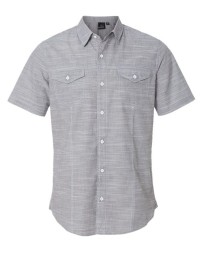 Burnside Textured Solid Short Sleeve Shirt