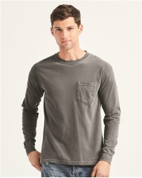Comfort Colors Garment-Dyed Heavyweight Long Sleeve Pocket T-Shirt