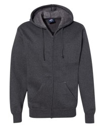 J America Premium Full-Zip Hooded Sweatshirt