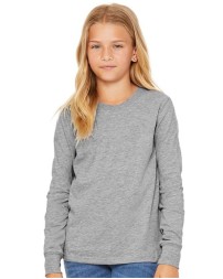 BELLA  CANVAS Youth Jersey Long Sleeve Tee