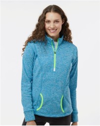 J America Women's Cosmic Fleece Quarter-Zip Pullover