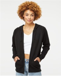 Independent Trading Co Special Blend Raglan Full-Zip Hooded Sweatshirt