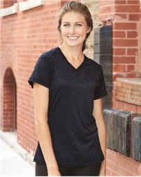 Badger Women's Pro Heather V-Neck T-Shirt