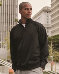 JERZEES Dri-Power Sport Quarter-Zip Cadet Collar Sweatshirt