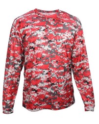 Badger Youth Digital Camo Long Sleeve T-Shirt