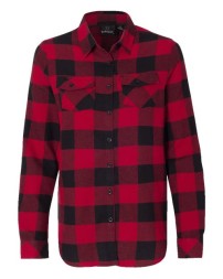 Burnside Women's Yarn-Dyed Long Sleeve Flannel Shirt