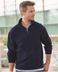 JERZEES Super Sweats NuBlend Quarter-Zip Cadet Collar Sweatshirt