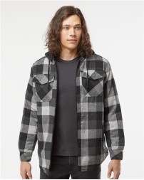 Burnside Quilted Flannel Hooded Jacket