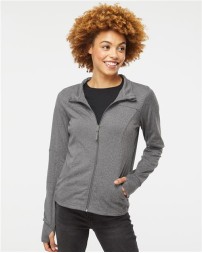 Independent Trading Co Women's Poly-Tech Full-Zip Track Jacket