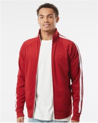 Independent Trading Co Lightweight Poly-Tech Full-Zip Track Jacket