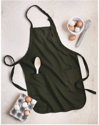 Q-Tees Full-Length Apron with Pockets