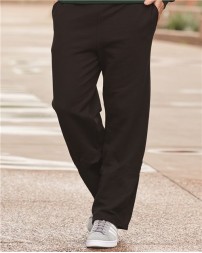 JERZEES NuBlend Open-Bottom Sweatpants with Pockets