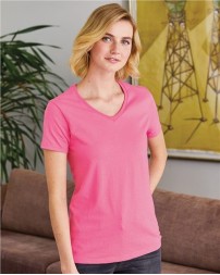 Hanes Essential-T Womens V-Neck T-Shirt