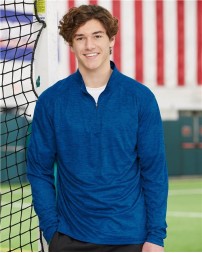 Badger Tonal Blend Quarter-Zip Pullover