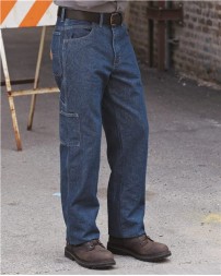 Bulwark Flame Resistant Pre-Washed Denim Dungaree