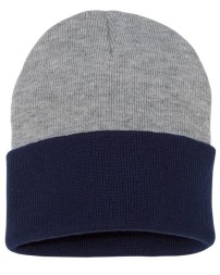Sportsman 12 Color Blocked Cuffed Beanie