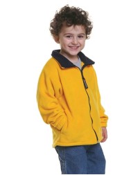Bayside Youth USA-Made Full-Zip Fleece Jacket