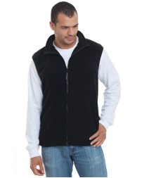 Bayside USA-Made Full-Zip Fleece Vest