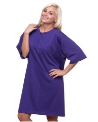 Bayside Women's USA-Made Scoop Neck Cover-Up