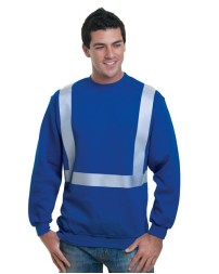 Bayside USA-Made Hi-Visibility Crewneck Sweatshirt