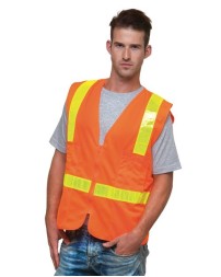 Bayside USA-Made ANSI Solid Surveyor's Vest Class 2