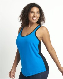 Next Level Womens Ideal Colorblocked Racerback Tank