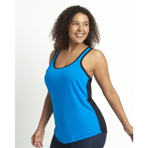 Next Level Womens Ideal Colorblocked Racerback Tank
