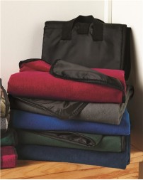 Alpine Fleece PolyesterNylon Picnic Blanket