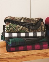 Alpine Fleece PolyesterNylon Patterned Picnic Blanket