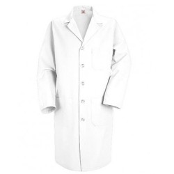 Red Kap Button Front Lab Coat - Tall Sizes