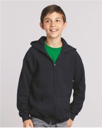 Gildan Heavy Blend Youth Full-Zip Hooded Sweatshirt
