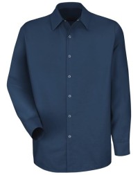 Red Kap Specialized Pocketless Long Sleeve Work Shirt - Tall Sizes