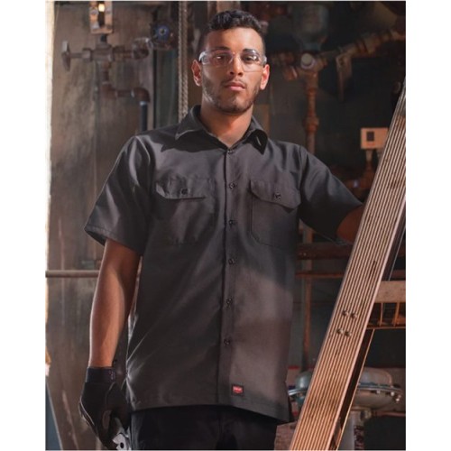 Red Kap Ripstop Short Sleeve Work Shirt - Tall Sizes