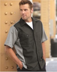 Red Kap Short Sleeve Automotive Crew Shirt - Tall Sizes