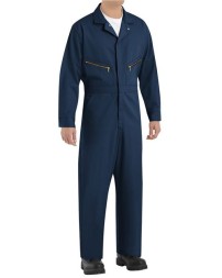 Red Kap Zip-Front Cotton Coverall