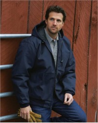 Red Kap Blended Duck Zip-Front Hooded Jacket