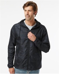 Independent Trading Co Lightweight Windbreaker Full-Zip Jacket