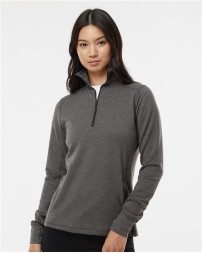 J America Womens Omega Stretch Quarter-Zip Pullover
