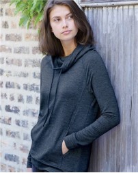 Weatherproof Womens HeatLast Fleece Faux Cashmere Funnel Neck Sweatshirt