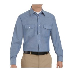 Red Kap Deluxe Western Style Long Sleeve Shirt - Tall Sizes