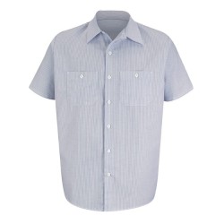 Red Kap Industrial Stripe Work Shirt - Tall Sizes