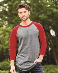 Augusta Sportswear Three-Quarter Raglan Sleeve Baseball Jersey