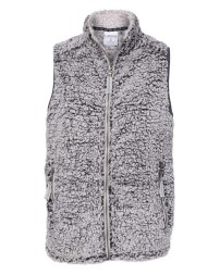 J America Womens Epic Sherpa Full-Zip Vest