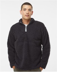 J America Sherpa Quarter-Zip Pullover