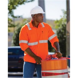 Red Kap High Visibility Work Shirt Tall Sizes