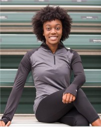 Badger Ultimate SoftLock Women's Sport Quarter-Zip Pullover